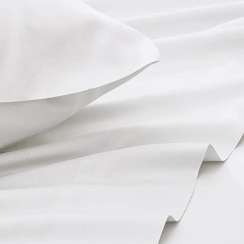 Beautyrest Tencel Polyester Blend Full Sheet Set with White Finish BR20-3893