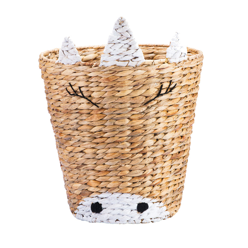 Home Outfitters S/2 Round Unicorn Baskets, Natural