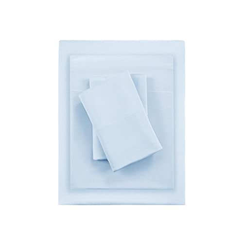 Beautyrest Tencel Polyester Blend Sheet Set with Blue Finish BR20-3896