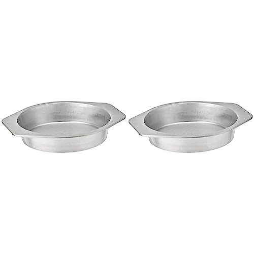 USA Pan American Bakeware Classics 9-Inch Round Cake Pan, Aluminzed Steel, 1 Count (Pack of 2), Silver