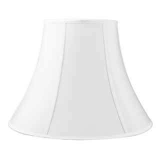 20"W x 15"H White Bell Shantung Shade