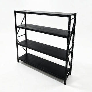 4-Tier Heavy Duty Storage Shelving Unit with 6000 LBS Capacity - Metal