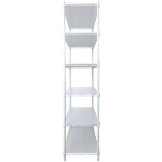 6 Tier Heavy Duty Metal Shelf Wire Shelving Unit
