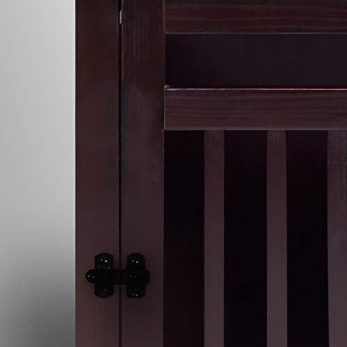 Casual Home Wooden Small Pet Crate, End Table, Espresso,19.5"W x 22.5"D x 22.5"H