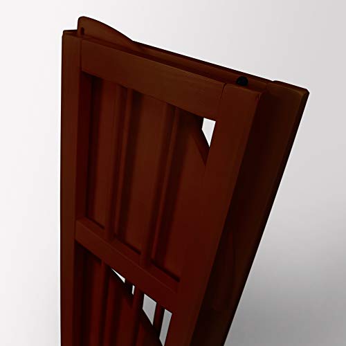 Casual Home 4-Shelf Corner Truffle Brown fold Bookcase