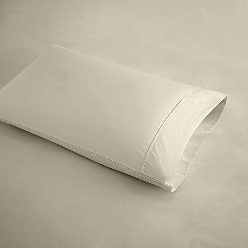 Beautyrest 400 Thread Count Wrinkle Resistant Cotton Sateen Sheet Set Ivory