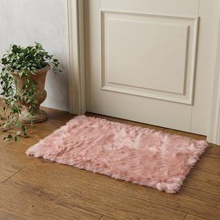 Home Outfitters 2' X 3' Dusty Rose Shag Area Rug