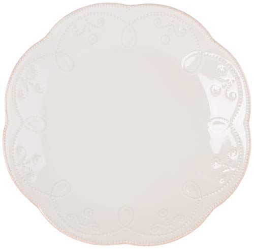 Lenox French Perle 12-Piece Plate & Mug Dinnerware Set, 18.45 LB, White