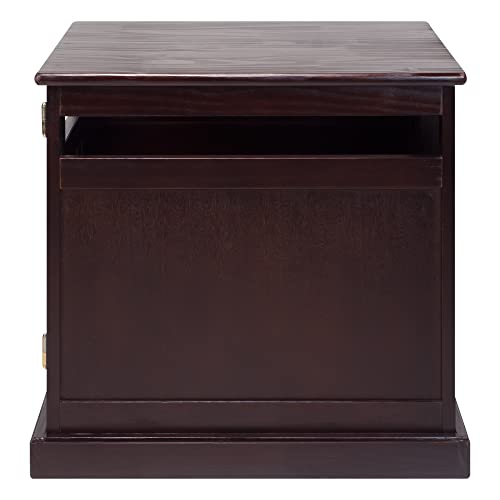 Casual Home Wooden Small Pet Crate, End Table, Espresso,19.5"W x 22.5"D x 22.5"H
