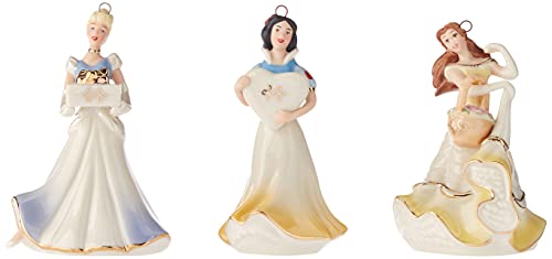 Lenox Princess 3-Piece Mini Ornament Set, 0.60 LB, Multi, 3 Count