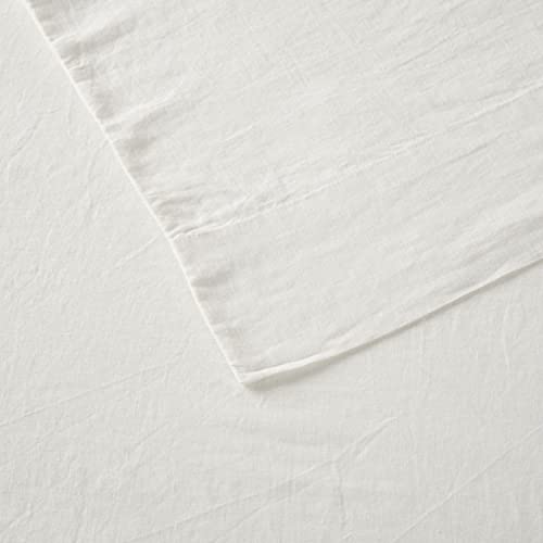 Madison Park Linen Blend Cotton and Linen Pillowcase in Ivory Finish MP21-7895
