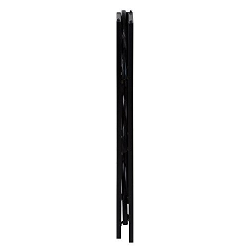Casual Home 4 tier Corner Folding Bookcase, Black