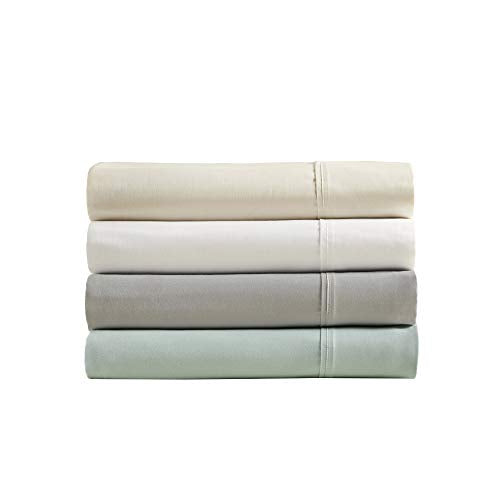 Beautyrest 400 Thread Count Wrinkle Resistant Cotton Sateen Sheet Set Ivory