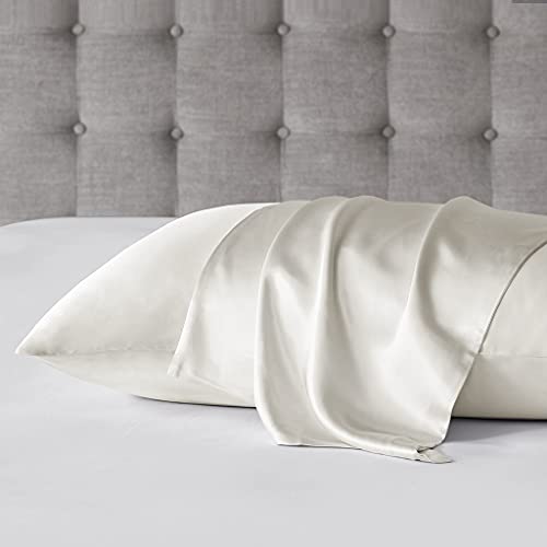 Madison Park Casual Mulberry Silk Pillowcase with Ivory Finish MP21-7479