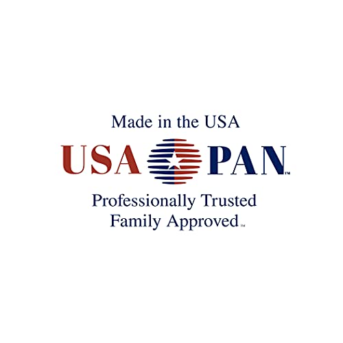 USA Pan Bakeware Aluminized Steel Perforated French Baguette Bread Pan, 3-Loaf