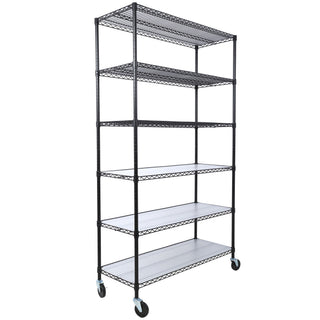 6 Tier Heavy Duty Metal Shelf Wire Shelving Unit