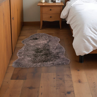 Home Outfitters 2' X 3' Chocolate New Zealand Natural Sheepskin Rug