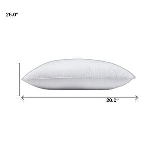 Lux Sateen Down Alternative Standard Size Firm Pillow