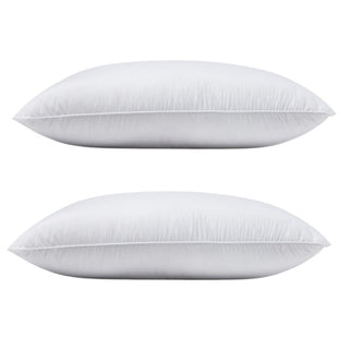 Set of Two Down Alternative Firm Queen Size Bed Pillows