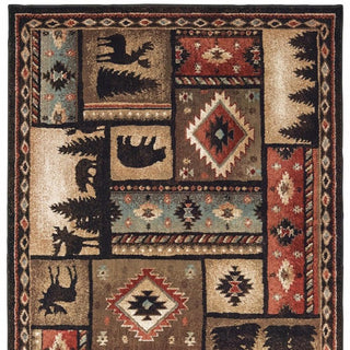 Home Outfitters 2' X 3' Gold and Ivory Power Loom Area Rug