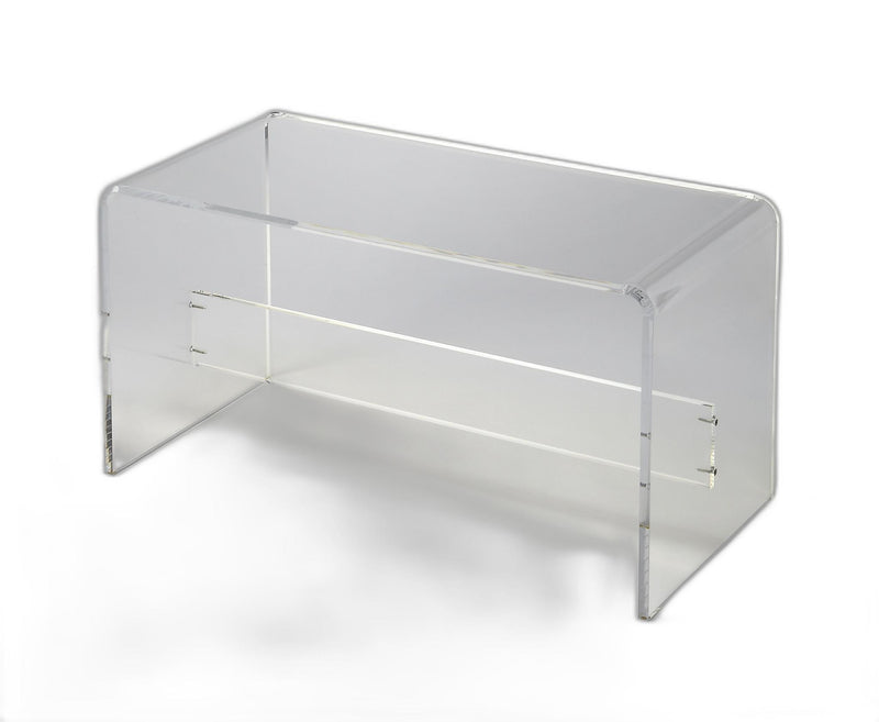 Home Outfitters Modern Chic Acrylic Bench