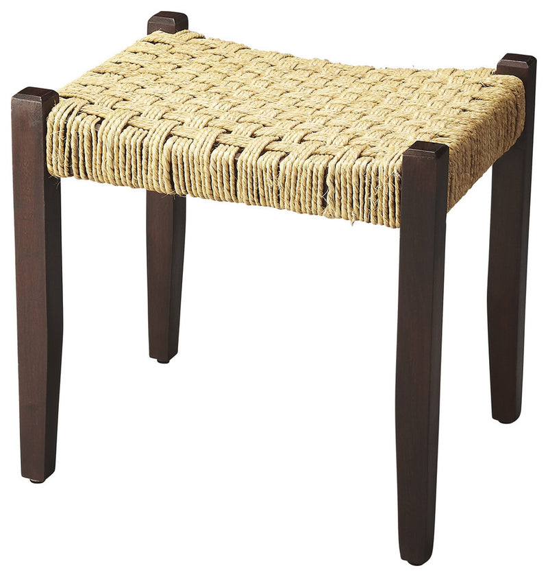 Home Outfitters 20" Dark Brown Ottoman