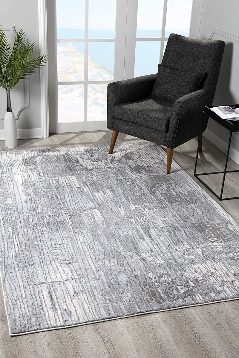 Home Outfitters Black Animal Print Area Rug