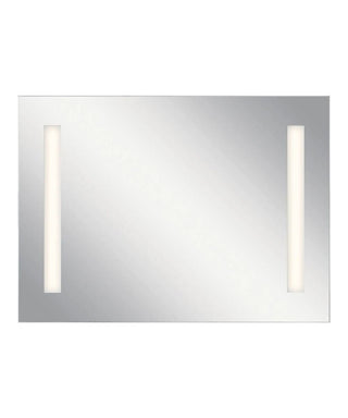 36"W x 26"H 4-Light Integrated LED Backlit Mirror with Bluetooth Soundbar