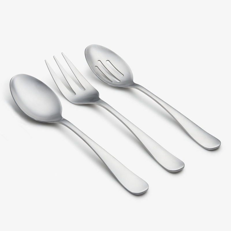 Cambridge Silversmiths Rhiannon Satin 3-Piece Hostess Set,Silver