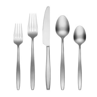Cambridge Silversmiths Nylah 20-Piece Flatware Set, Service for 4, 0, SILVER SATIN
