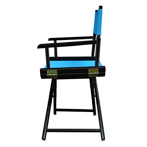 Casual Home 200-02/021-27 Director Chair 18" - Classic Height BlackFrame/Turquoise Canvas