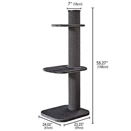 TWO by TWO Maple Cat Tree Grey Medium