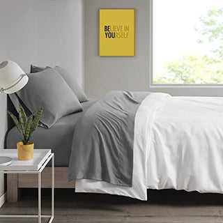 Intelligent Design Microfiber Bed Sheet Set Wrinkle Resistant