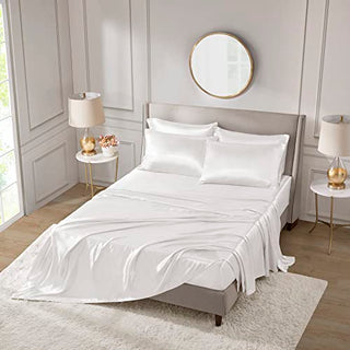 Madison Park Essentials Satin Sheet Set Luxury and Silky