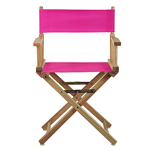 Casual Home 200-00/021-30 18" Natural Frame-Magenta Canvas Director Chair Classic Height