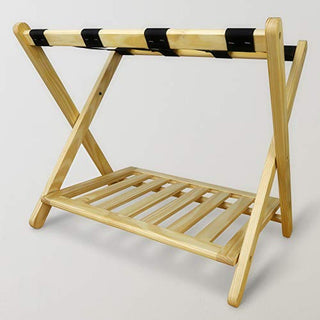 Casual Home 102-20 Extra Wide Luggage Rack, Natural