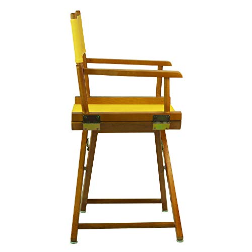Casual Home 200-55/021-34 Director Chair 18" - Classic Height Honey OakFrame/Gold Canvas