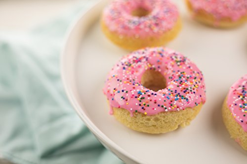 USA Pan Bakeware Aluminized Steel Donut Pan, 6-Well