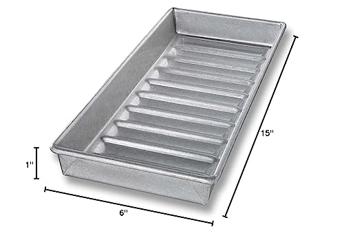 USA Pan Bakeware Aluminized Steel New England Hot Dog Pan