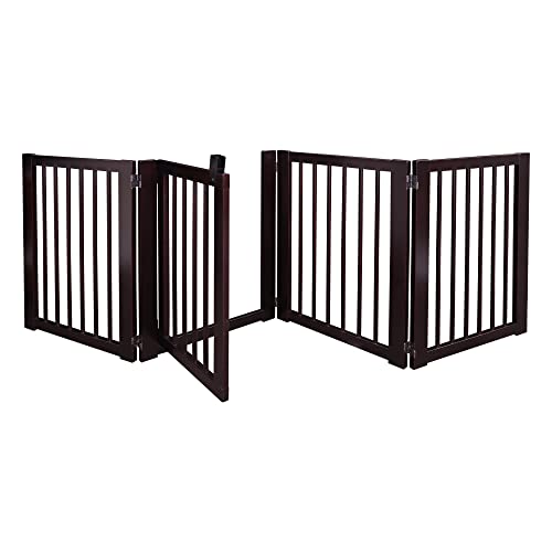 American Trails Freestanding Wooden Pet Gate with Door