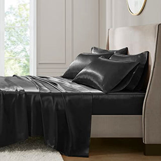 Madison Park Essentials Satin Sheet Set Luxury and Silky