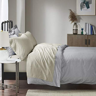 Madison Park 1500 Thread Count Cotton Blend Sheet Set Ivory Cal King