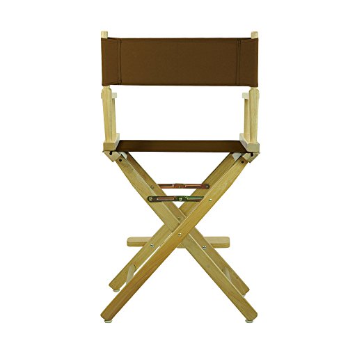 Casual Home 220-00/021-45 Director Chair 24" - Counter Height Natural Frame/Brown Canvas