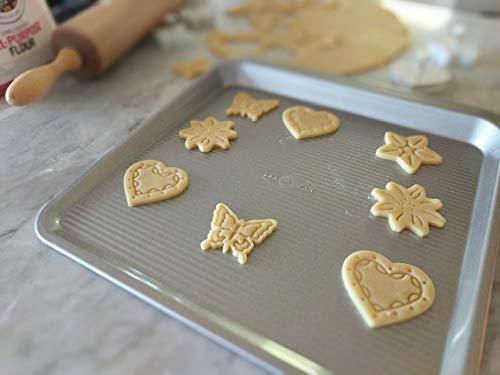 USA Pan Bakeware Nonstick Cookie Sheet Pan, Small