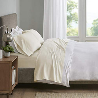 Sleep Philosophy Smart Cool Microfiber Moisture-Wicking Breathable 4 Piece Cooling Sheet Set