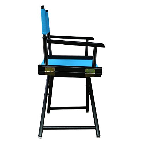 Casual Home 200-02/021-27 Director Chair 18" - Classic Height BlackFrame/Turquoise Canvas