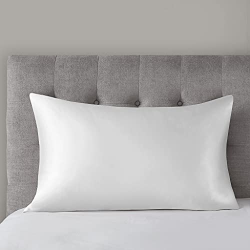 Madison Park Casual Mulberry Silk Pillowcase with Grey Finish MP21-7477