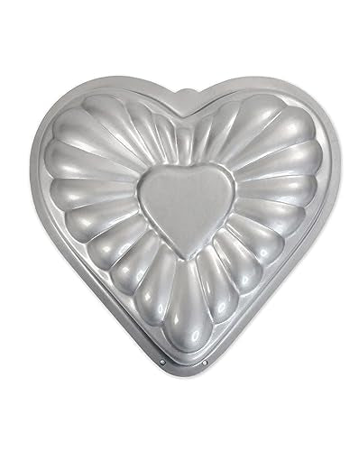 USA Pan Global Bakeware Fancy Heart Cake Pan