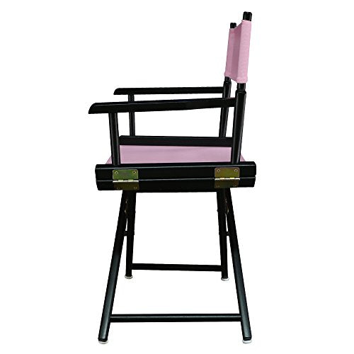 Casual Home 200-02/021-22 Director Chair 18" - Classic Height BlackFrame/Pink Canvas