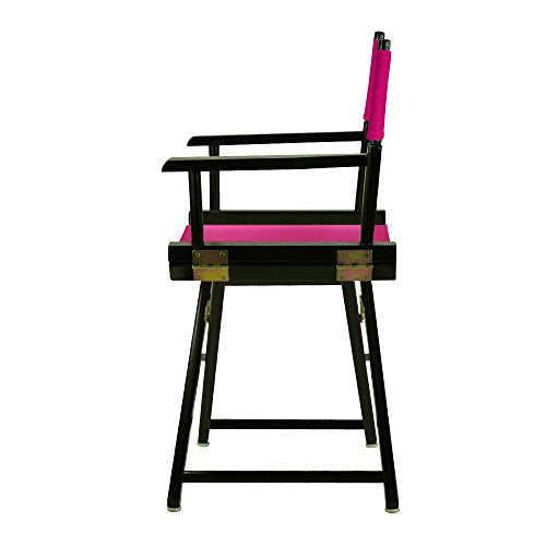 Casual Home 200-02/021-30 Director Chair 18" - Classic Height BlackFrame/Magenta Canvas